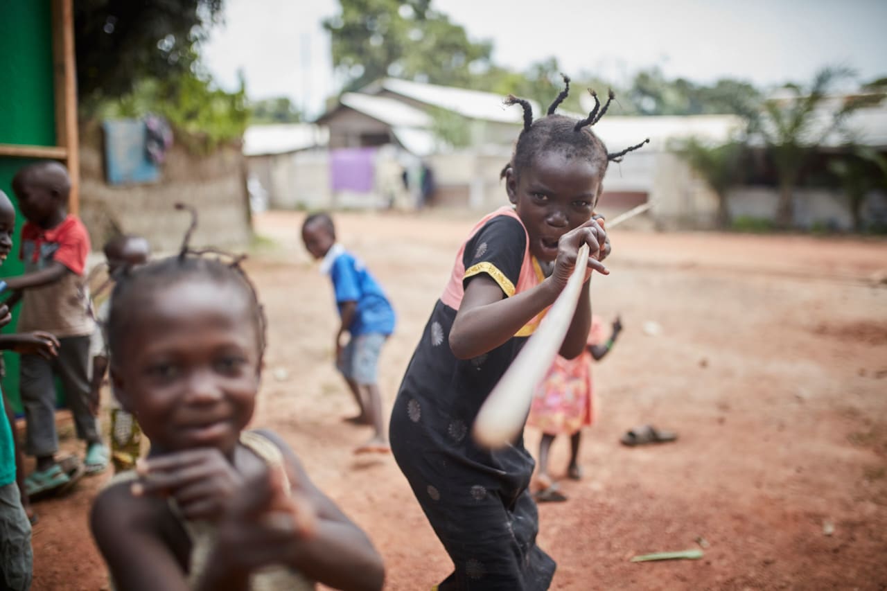 République centrafricaine 2018 - enfants qui jouent